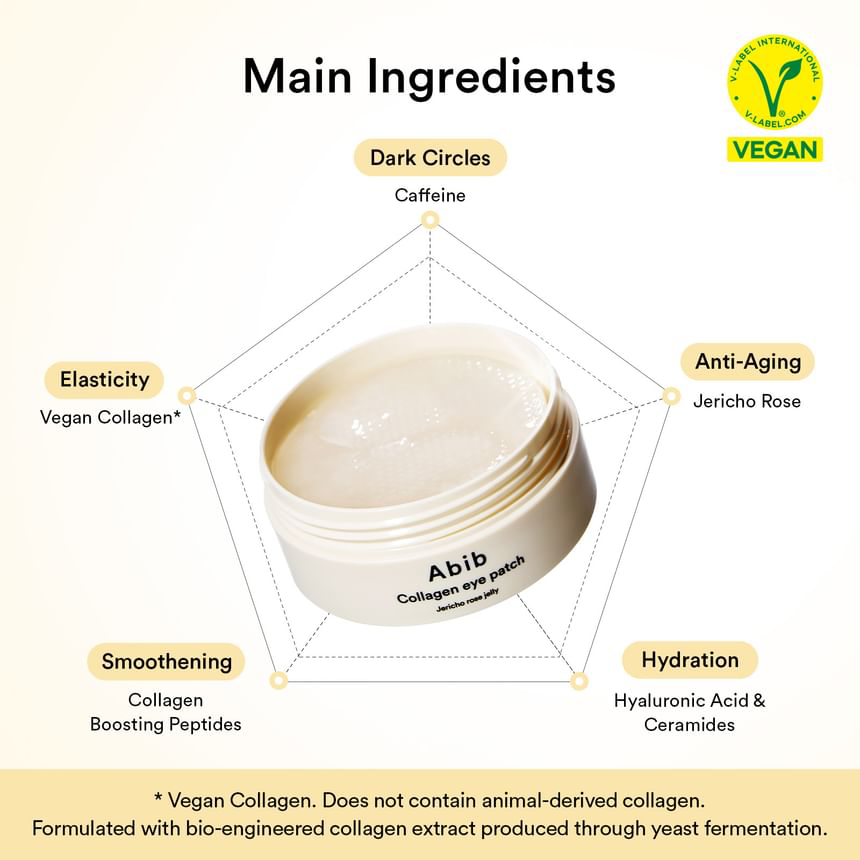 Abib - Collagen Eye Patch Jericho Rose Jelly (60 Patches)