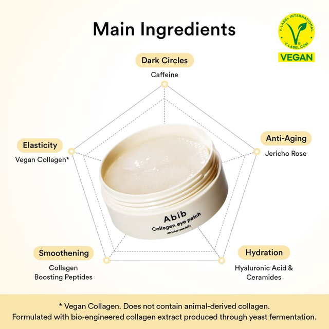 Abib - Collagen Eye Patch Jericho Rose Jelly (60 Patches)