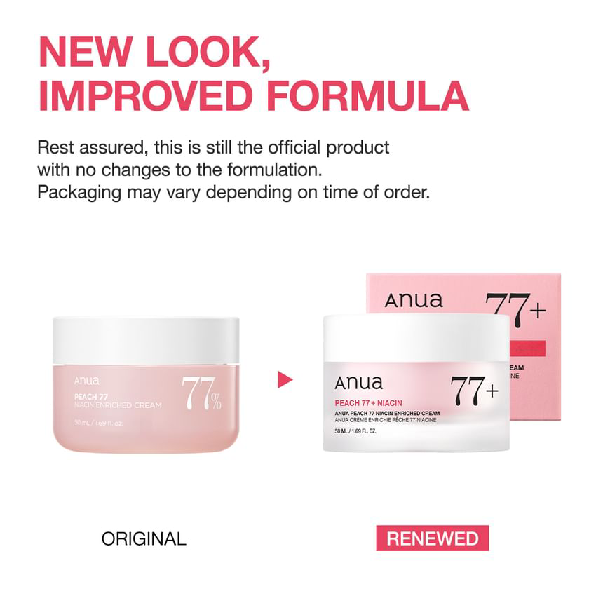 Anua - Peach 77 Niacin Enriched Cream 50ml.
