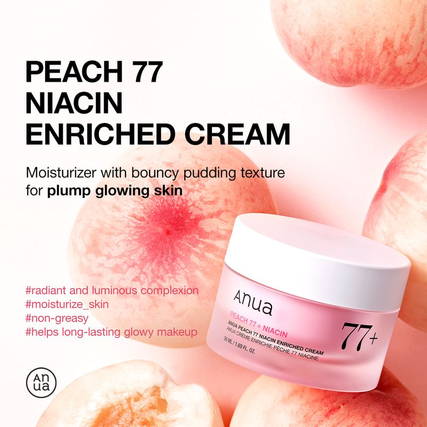 Anua - Peach 77 Niacin Enriched Cream 50ml.