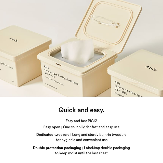 Abib - Jericho Rose Firming Sheet Face Mask Daily Pick 380ml. (30 Sheets)