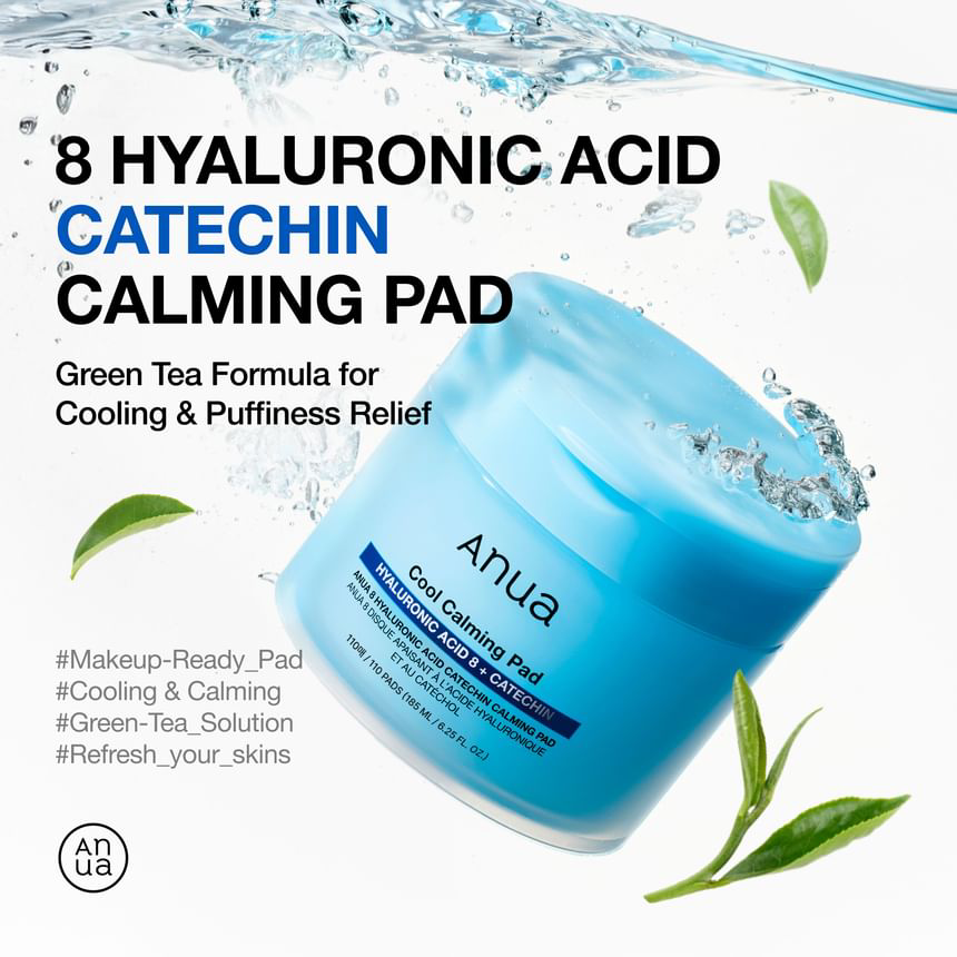 Anua - 8 Hyaluronic Acid Catechin Calming Pad (110 Pads)