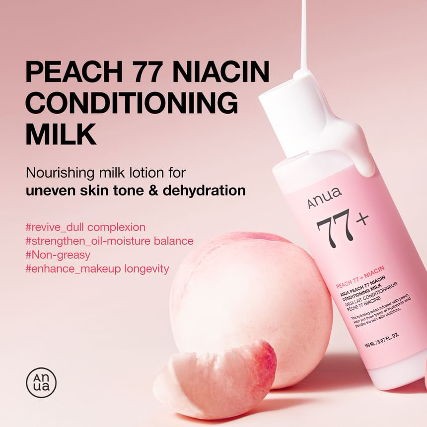 Anua - Peach 77 Niacin Conditioning Milk 150ml.