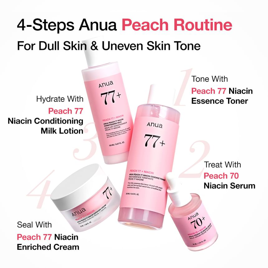 Anua - Peach 77 Niacin Conditioning Milk 150ml.