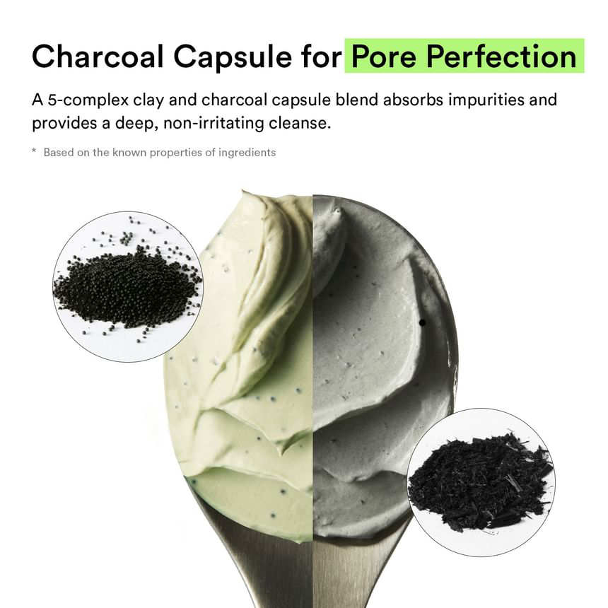 Abib - Pore Clay Pack Cleanser Heartleaf Charcoal Foam 120ml.