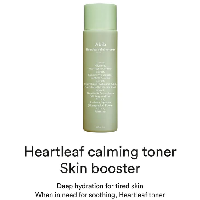 Abib - Heartleaf Calming Toner Skin Booster 200ml.