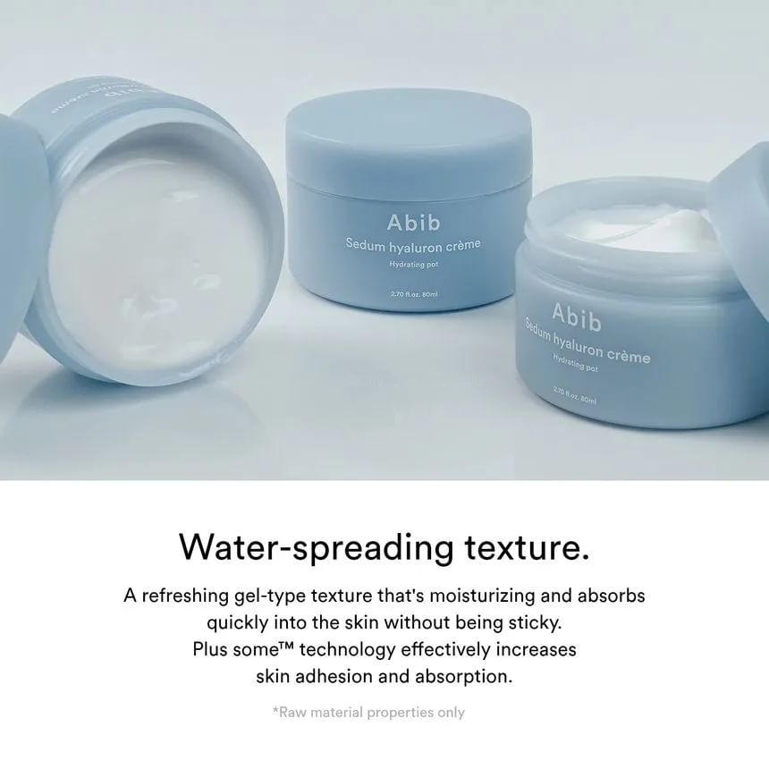 Abib - Sedum Hyaluron Crème Hydrating Pot 80ml.