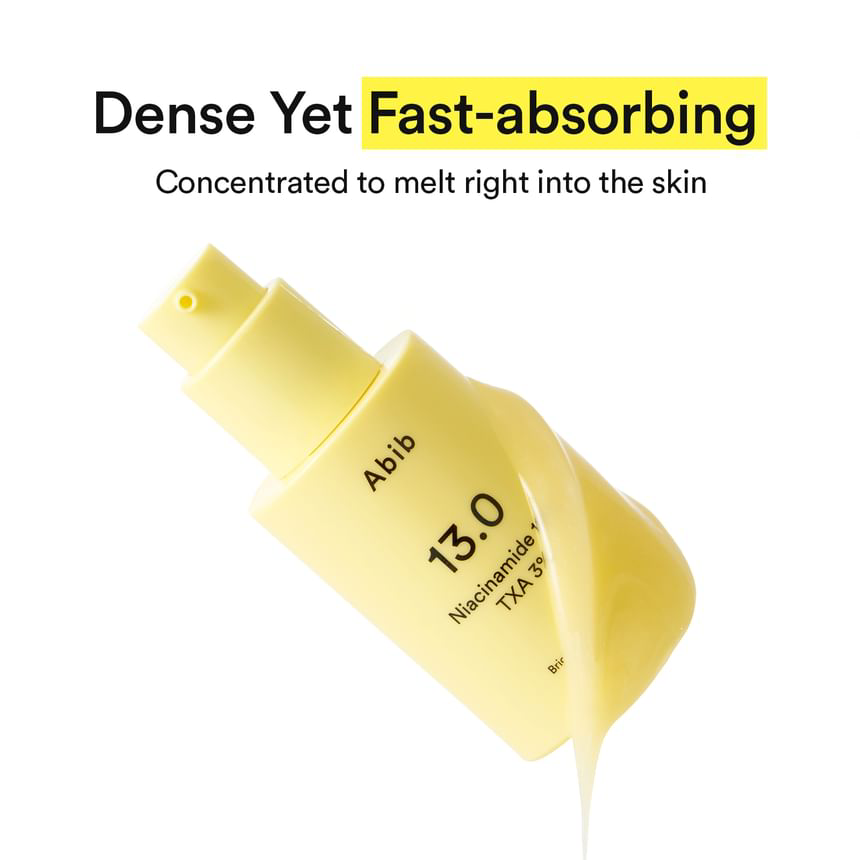 Abib - Bright Force Serum 13.0 Pump with Niacinamide 10% and TXA 3% 30ml.
