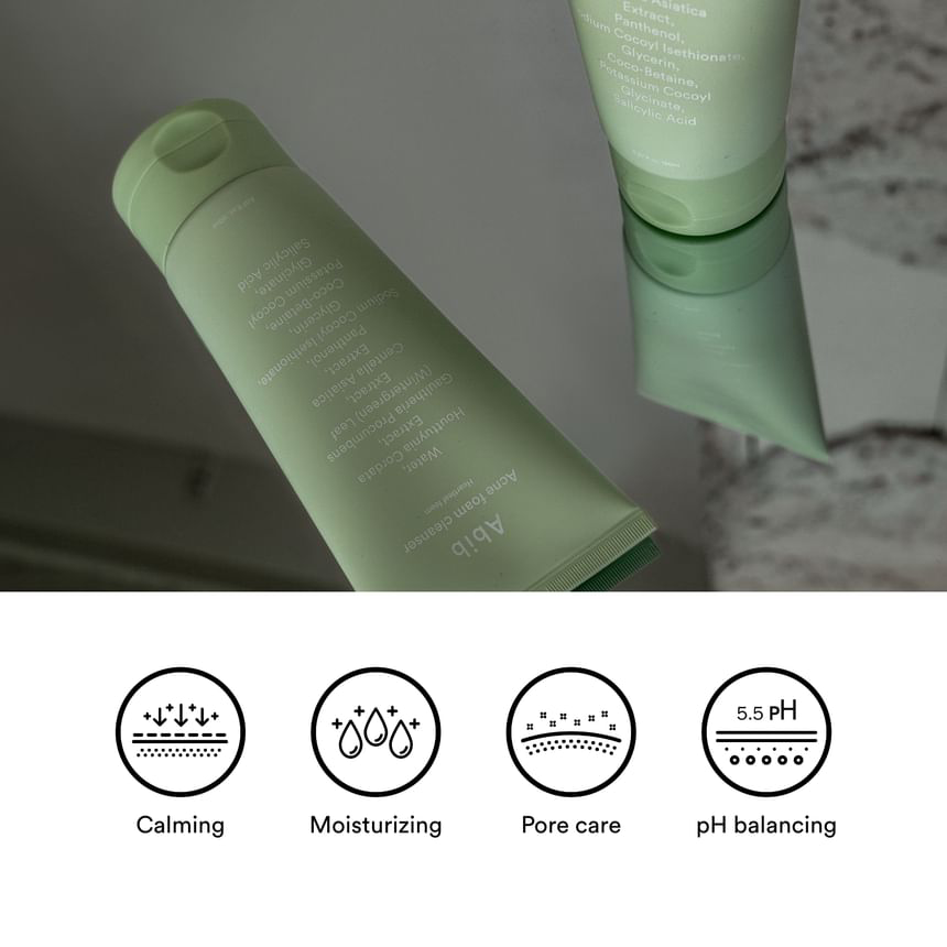 Abib - Acne Foam Cleanser Heartleaf Foam 150ml.