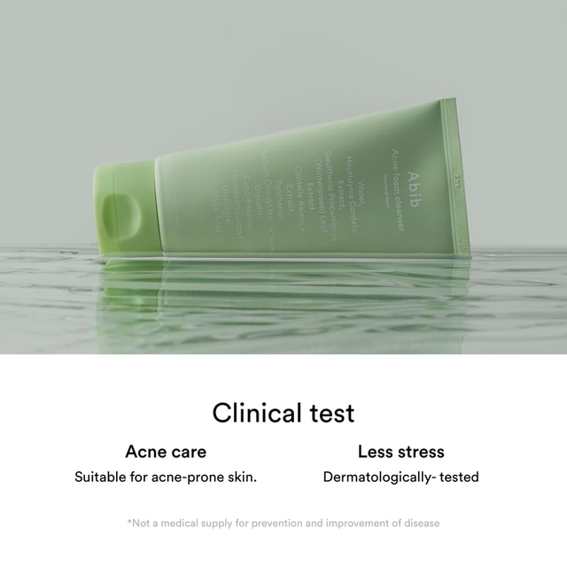 Abib - Acne Foam Cleanser Heartleaf Foam 150ml.