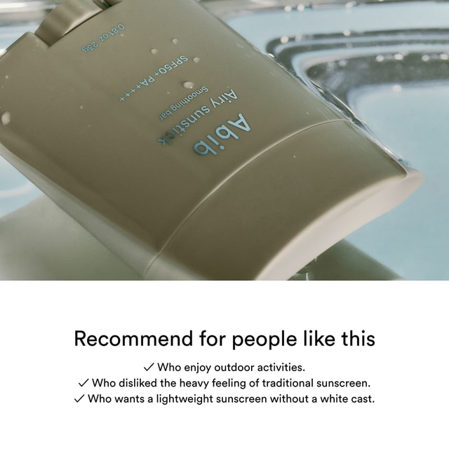 Abib - Airy Sunstick Smoothing Bar 23g.