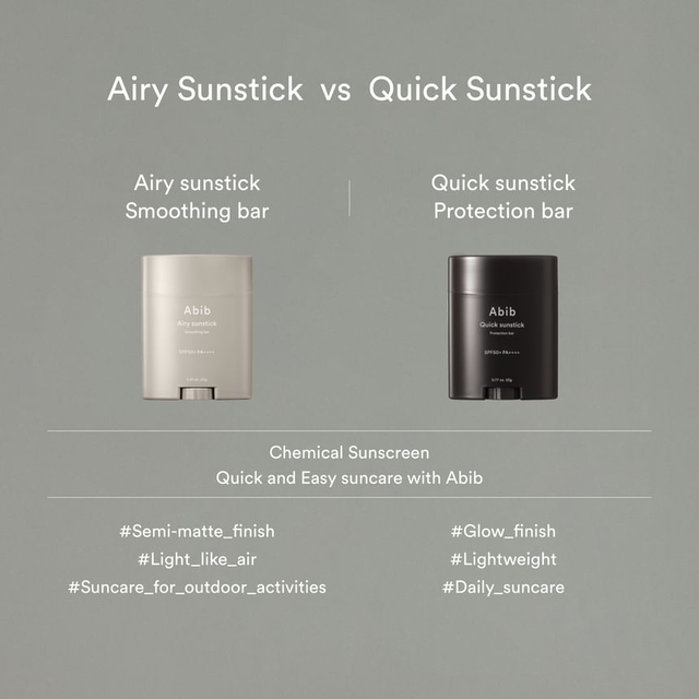 Abib - Airy Sunstick Smoothing Bar 23g.