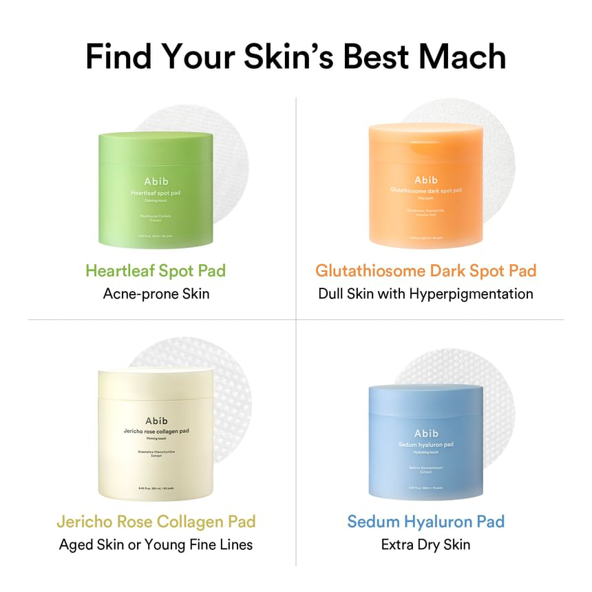 Abib - Heartleaf Spot Pad Calming Touch 150ml. (80 Pads)