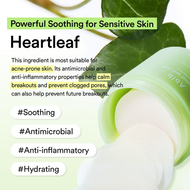Abib - Heartleaf Spot Pad Calming Touch 150ml. (80 Pads)