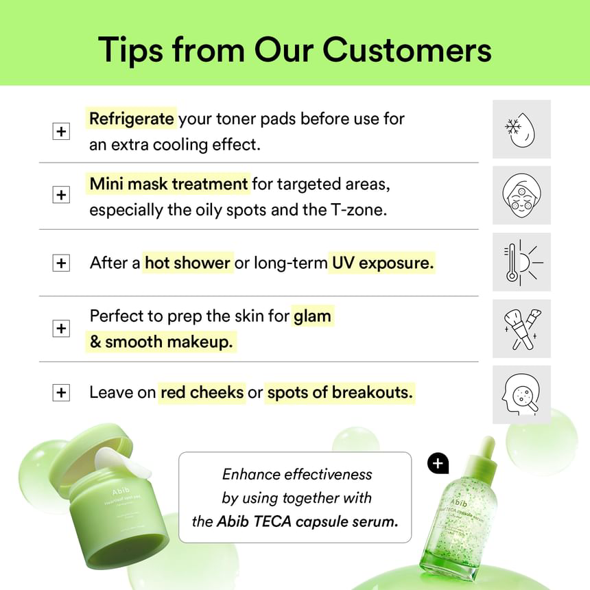 Abib - Heartleaf Spot Pad Calming Touch 150ml. (80 Pads)
