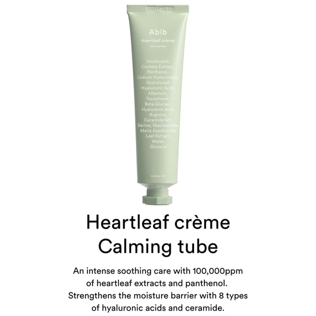 Abib - Heartleaf Crème Calming Tube 75ml.