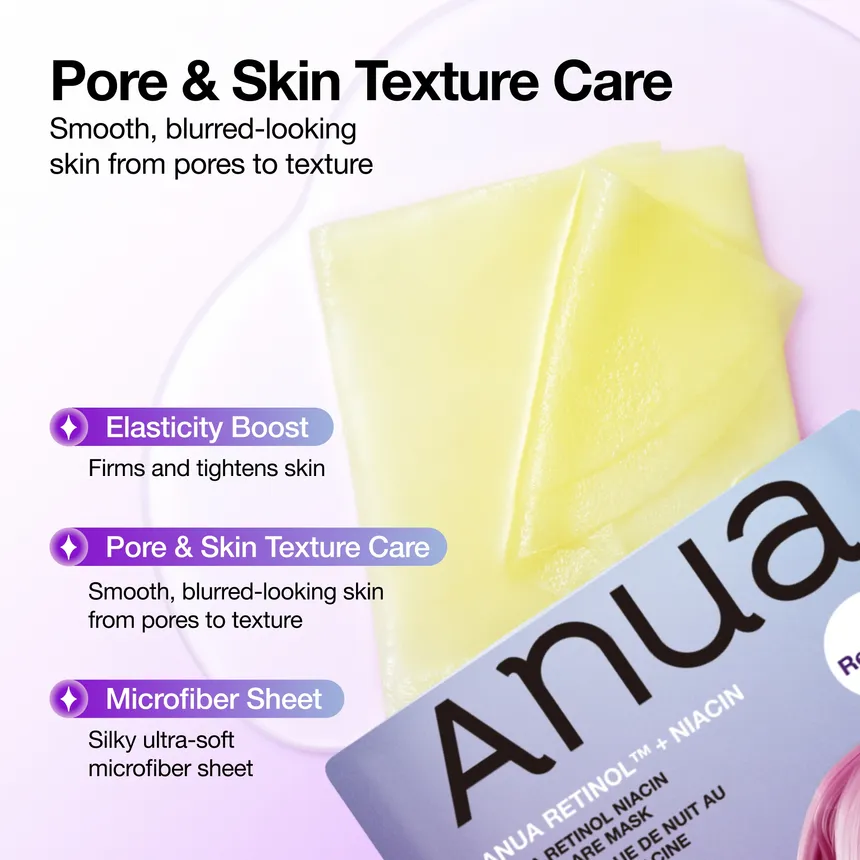 Anua - Kpop Demon Hunters Retinol Niacin Night Care Mask 24ml. (Pack of 3)