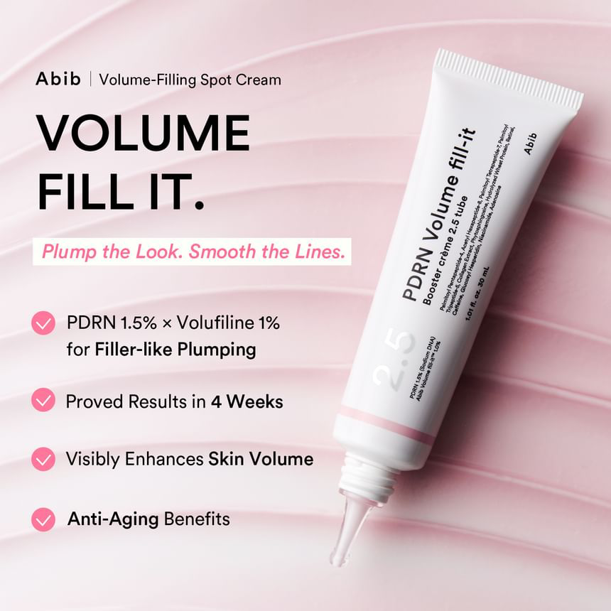 Abib - PDRN Volume Fill-it Booster Crème 2.5 Tube 10ml.