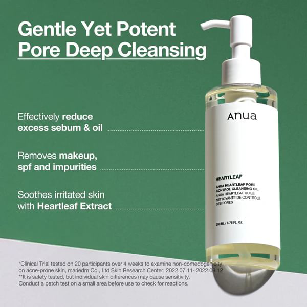 Anua - Heartleaf Pore Control Cleansing Oil 20ml.