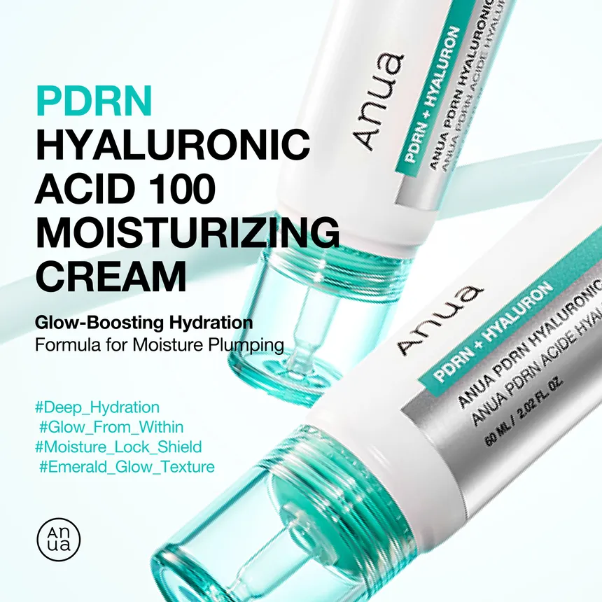 Anua - PDRN Hyaluronic Acid 100 Moisturizing Cream 10ml.