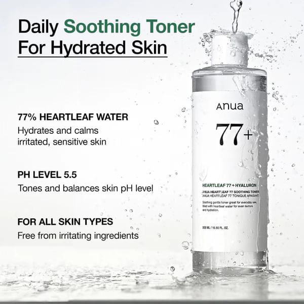 Anua - Heartleaf 77 Soothing Toner 250ml.