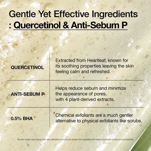 Anua - Heartleaf Quercetinol Pore Deep Cleansing Foam 150ml.