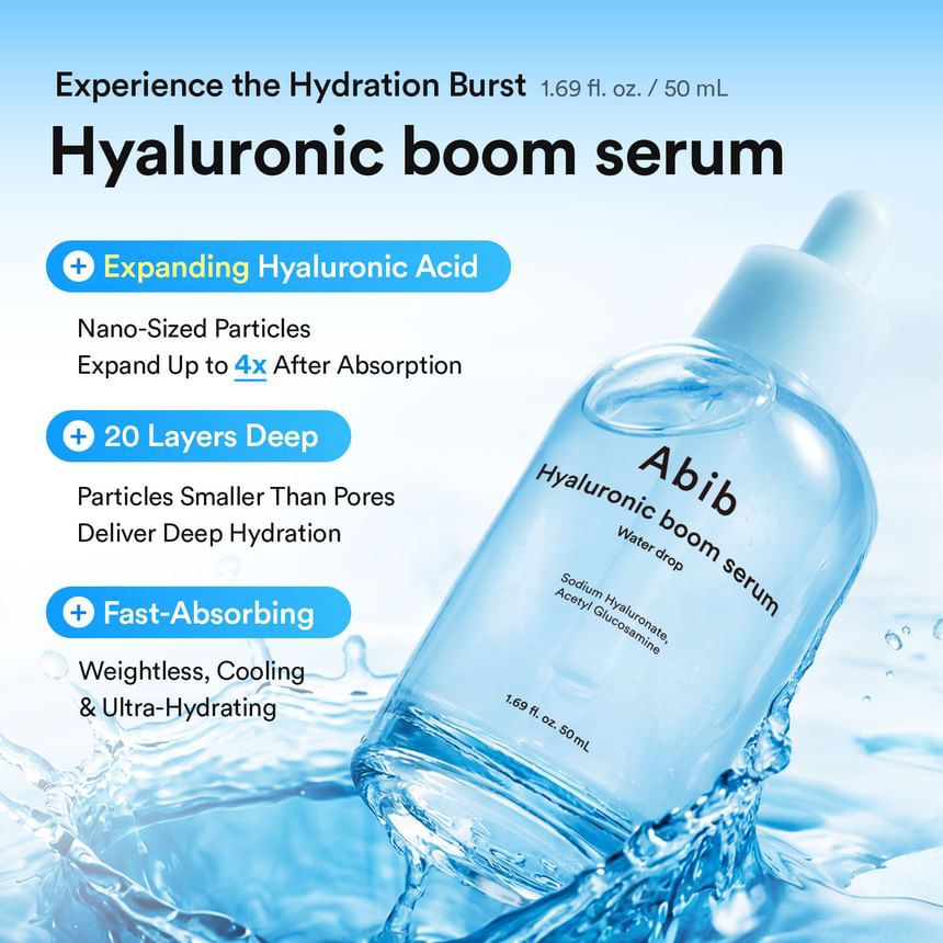 Abib - Hyaluronic Boom Serum Water Drop 50ml.
