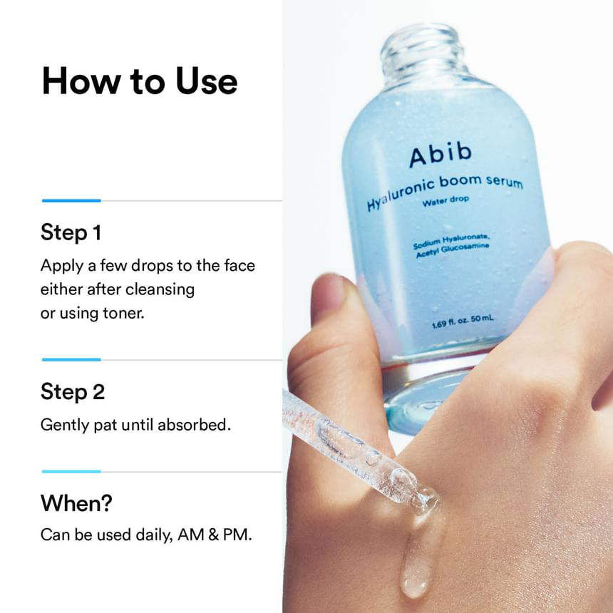 Abib - Hyaluronic Boom Serum Water Drop 50ml.