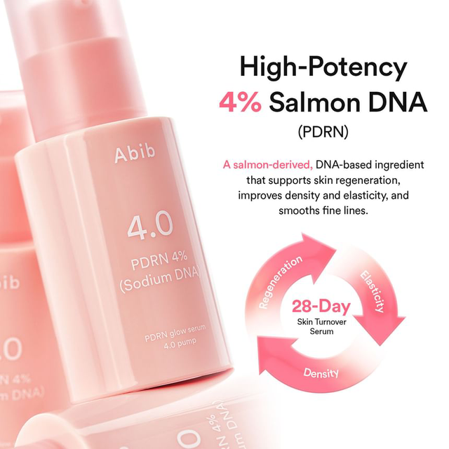 Abib - PDRN Glow Serum 4.0 Pump with PDRN 4% (Sodium DNA) 30ml.