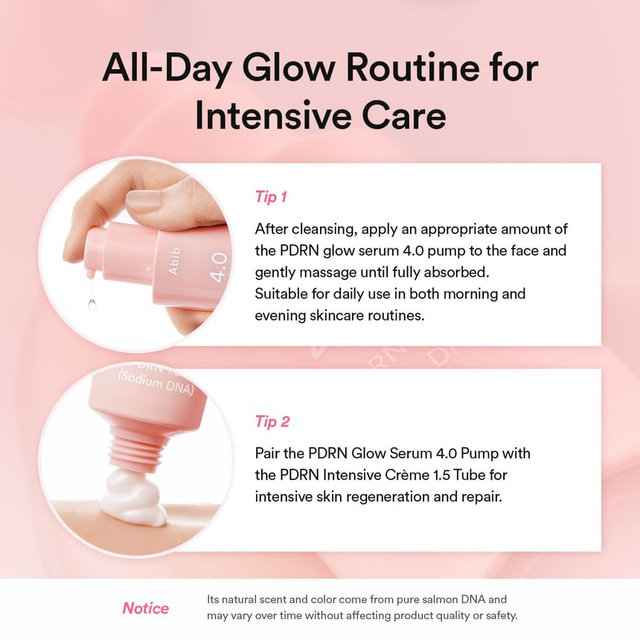 Abib - PDRN Glow Serum 4.0 Pump with PDRN 4% (Sodium DNA) 30ml.
