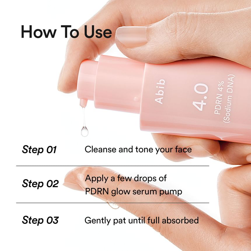 Abib - PDRN Glow Serum 4.0 Pump with PDRN 4% (Sodium DNA) 30ml.
