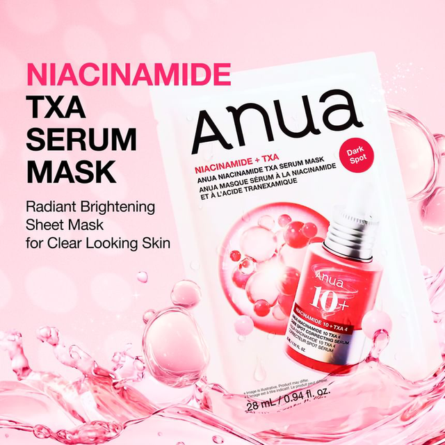 Anua - Niacinamide TXA Serum Mask 28ml. (Pack of 6)