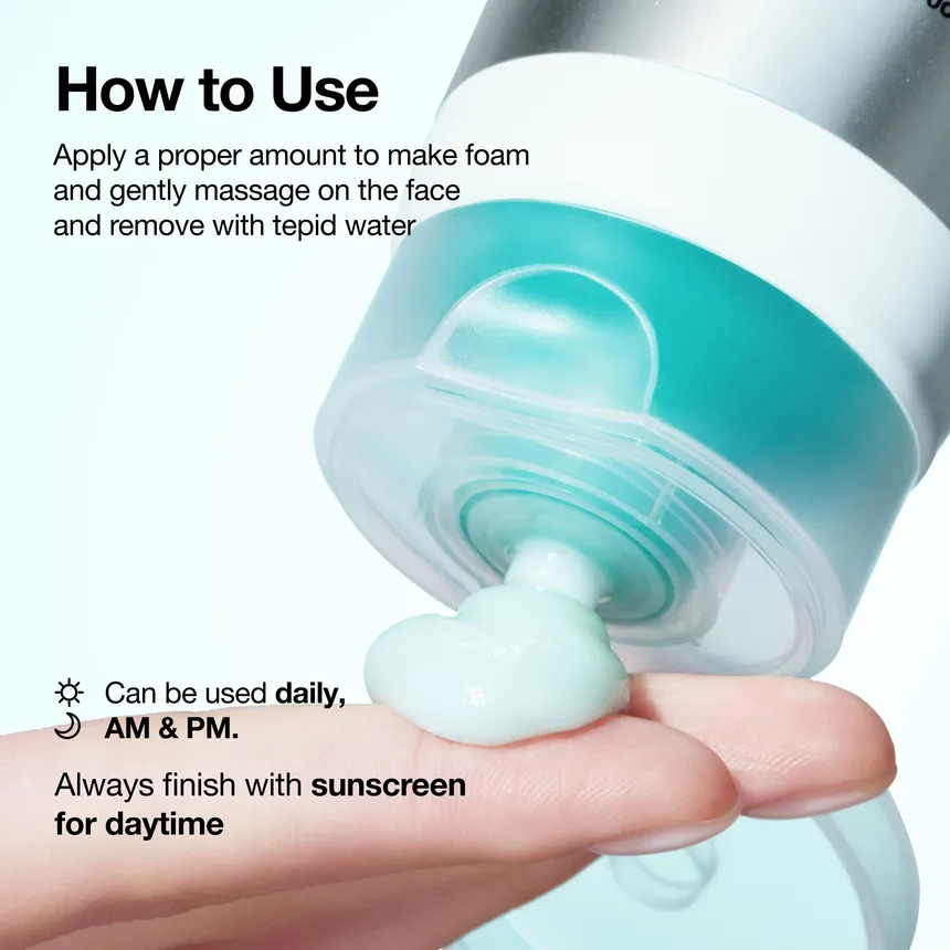 Anua - PDRN Hyaluronic Acid Moisturizing Cleansing Foam 150ml.