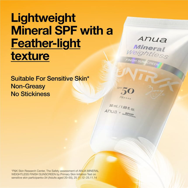 Anua - Kpop Demon Hunters Mineral Weightless Finish Sunscreen 50ml.