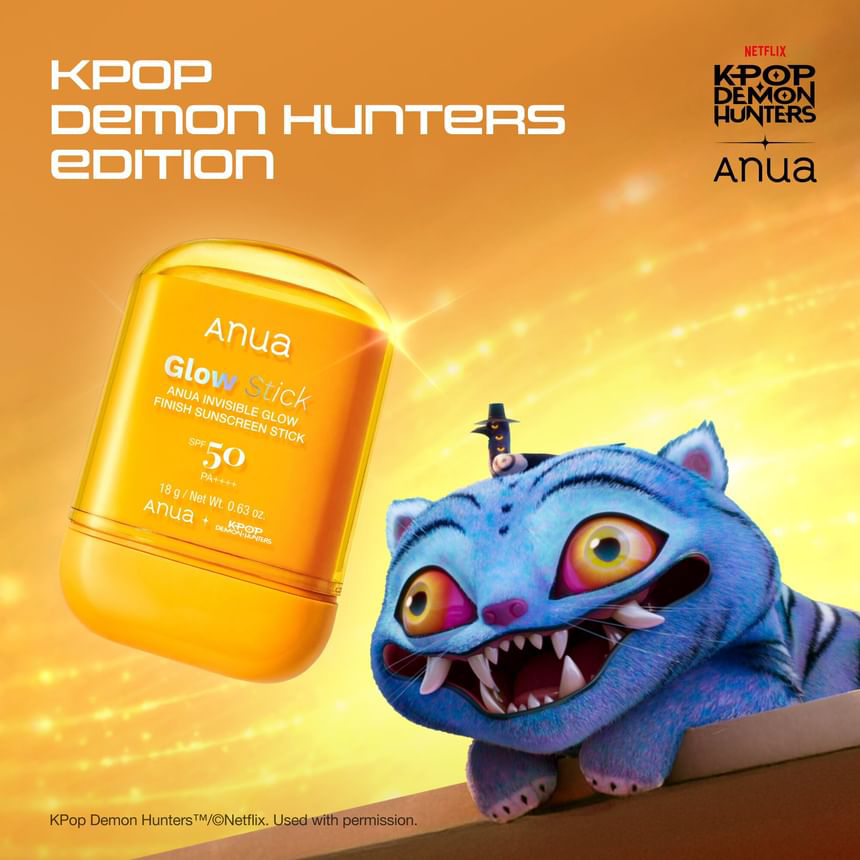 Anua - Kpop Demon Hunters Invisible Glow Finish Sunscreen Stick 17.5ml.