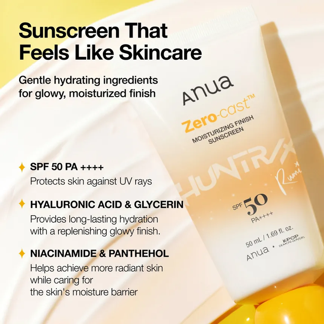 Anua - Kpop Demon Hunters Zero-Cast Moisturizing Finish Sunscreen 50ml.