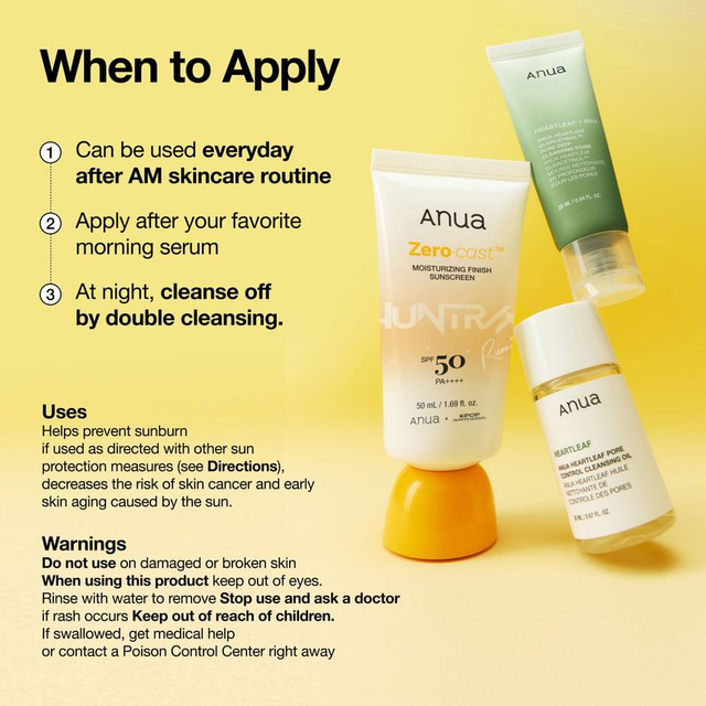 Anua - Kpop Demon Hunters Zero-Cast Moisturizing Finish Sunscreen 50ml.