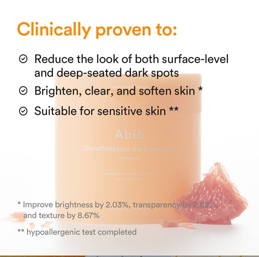 Abib - Glutathiosome Dark Spot Pad Vita Touch 220ml. (60 Pads)