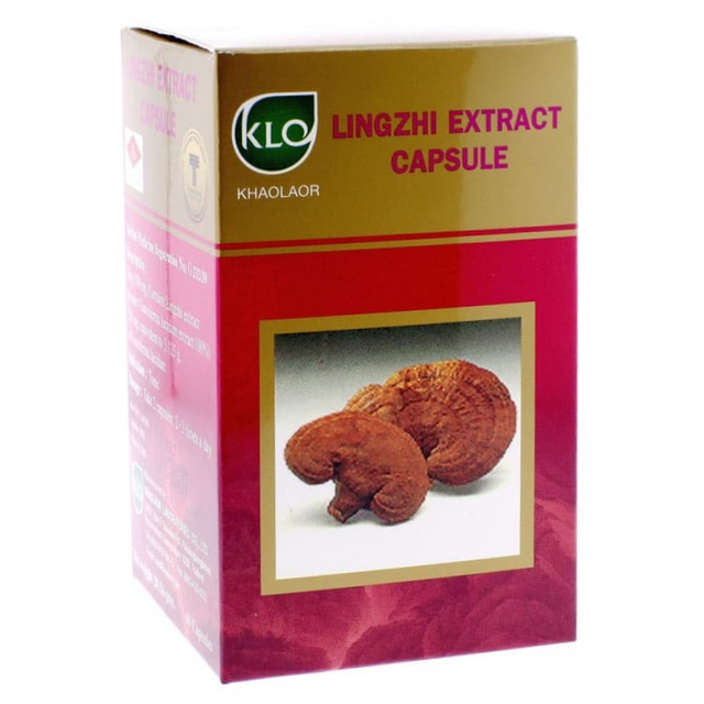 Khaolaor - Lingzhi Mushroom Extract, Raw Lingzhi (60 capsules)