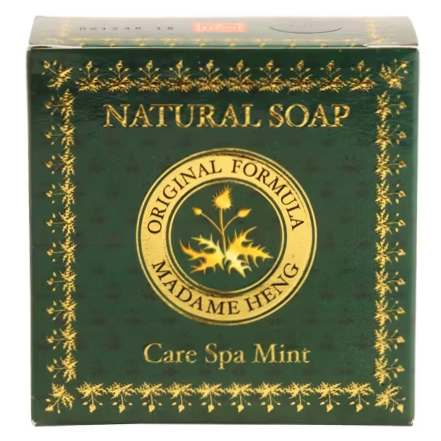 Madame Heng - Care Spa Mint - Natural Soap 150g. - Made in Thailand