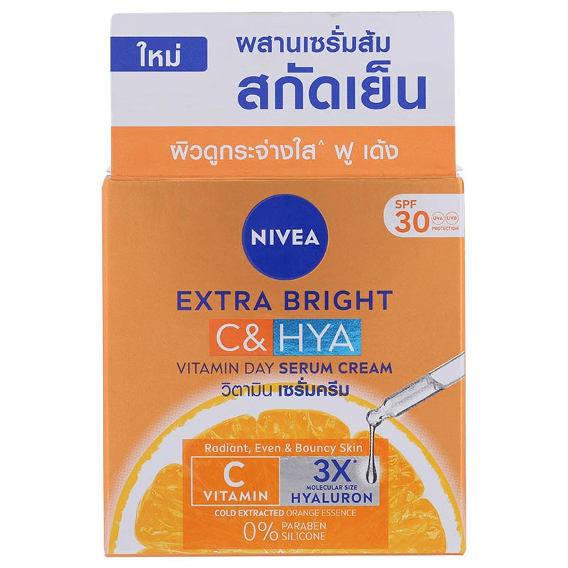 Nivea - Bright C and Hya Serum Cream 50ml.