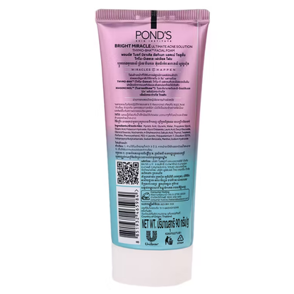 Pond's - Bright Miracle Ultimate Acne Solution Thymo-BHA Facial Foam 90g.