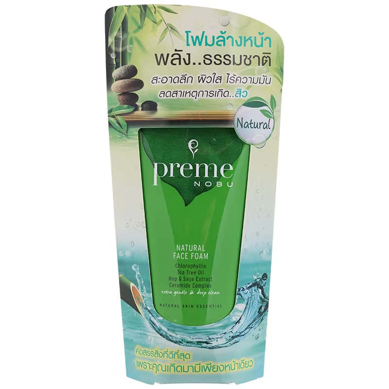 Preme Nobu - Natural Face Foam Cleanser 50g.
