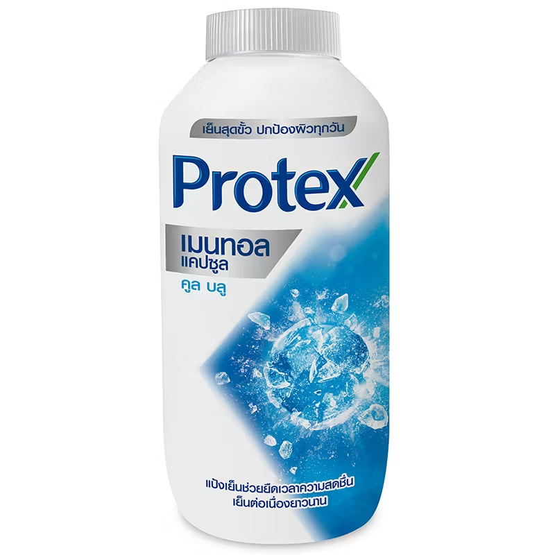 Protex - Cooling Talc Powder - Cool Blue Capsules 140g.