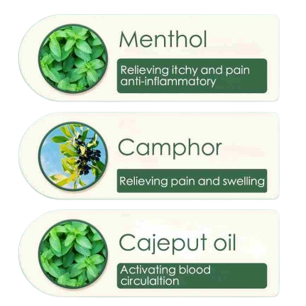 Phoyok - Green Thai Herbal Massage Balm - Formula 2 - Wax Ointment 50g (Pack of 3) - Made in Thailand