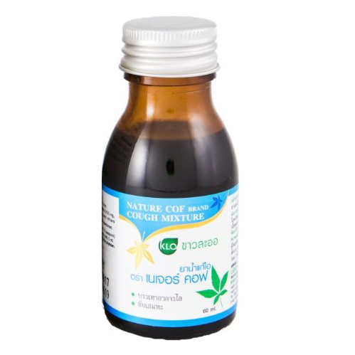 Khaolaor - Cough Syrup for Adults - Betel Leaves, Licorice Root, Tamarind Pulp 60ml.