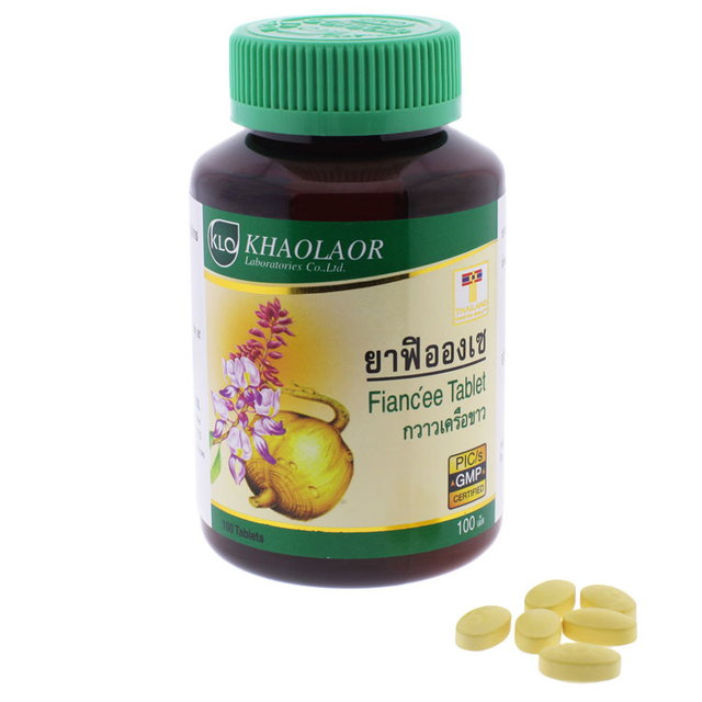 Khaolaor - Purearia Mirifica Compound, White Kwao Krua Extract, Fianc'ee (100 tablets)