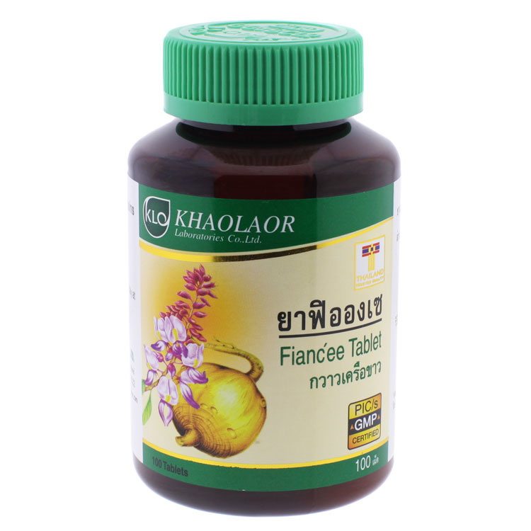 Khaolaor - Purearia Mirifica Compound, White Kwao Krua Extract, Fianc'ee (100 tablets)