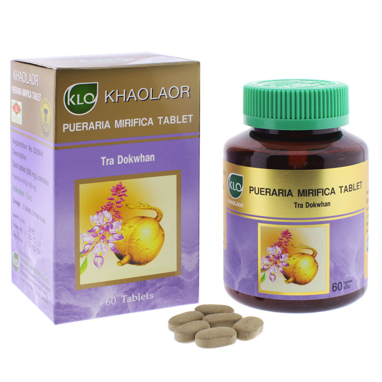 Khaolaor - Pueraria Mirifica Tablet, White Kwao Krua (60 tablets)