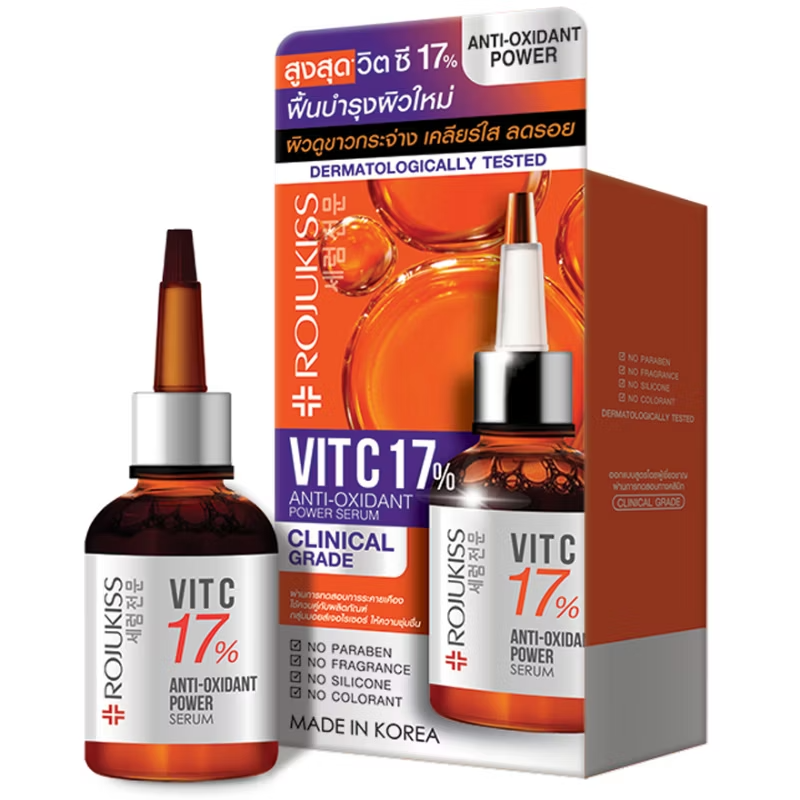 Rojukiss - Vit C 17% Anti-Oxidant Power Serum 20ml.